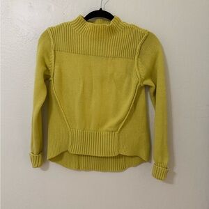 Current/Elliott Vibrant Yellow Turtleneck Sweater